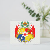 Tonga Coat of Arms detail Briefkaart (Staand voorkant)