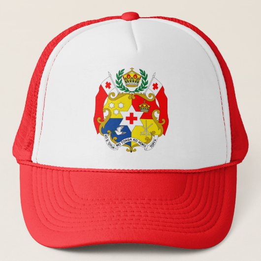 Tonga Coat of Arms detail Trucker Pet (Voorkant)