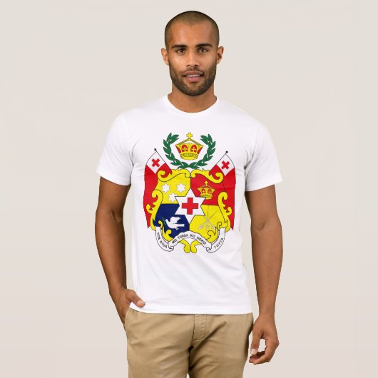 Tonga Coat of Arms T-shirt (Voorkant volledig)