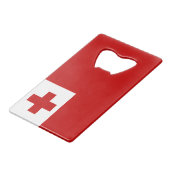 Tonga Creditkaart Flessenopener (Voorkant Gekanteld)