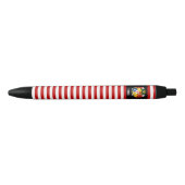 Tonga Flag Cute Patriotic Zwarte Inkt Pen (Voorkant)