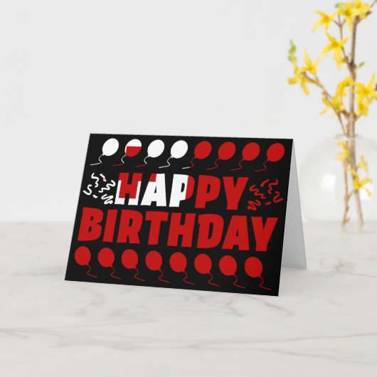 Tonga Flag Patriotic Birthday Kaart (Gele Bloem)