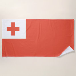 Tonga Flag Strandlaken