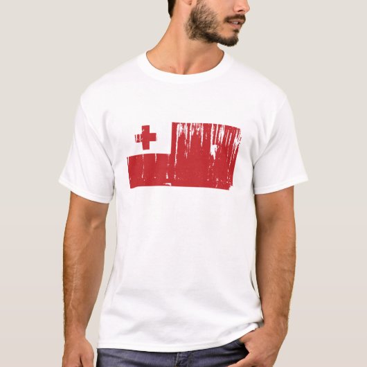 Tonga Flag World T-shirt (Voorkant)