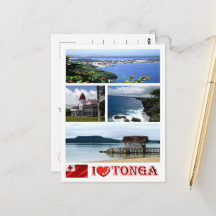 Tonga - Ik hou van - Briefkaart