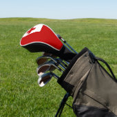 Tonga Island - vlag Rode Kruis Golfheadcover (Insitu)