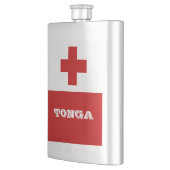 Tonga Island - vlag Rode Kruis Heupfles (Links)