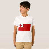 Tonga Island - vlag Rode Kruis T-shirt (Voorkant volledig)