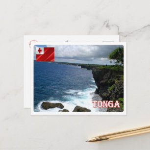 Tonga - Kustlijn - Briefkaart