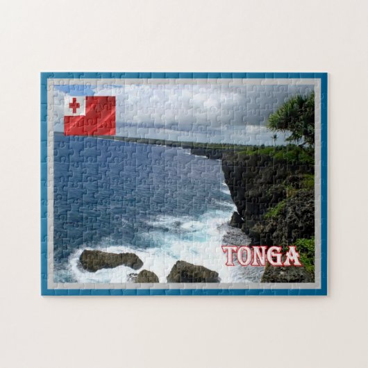Tonga - Kustlijn - Legpuzzel (Horizontaal)