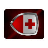 Tonga Metallic Emblem Magneet (Horizontaal)