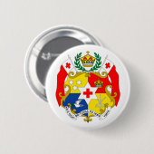 Tonga Officieel wapenschild, heraldry-symbool Ronde Button 5,7 Cm (Voorkant /achterkant)