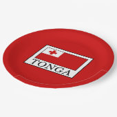 Tonga Papieren Bordje (Gekanteld)