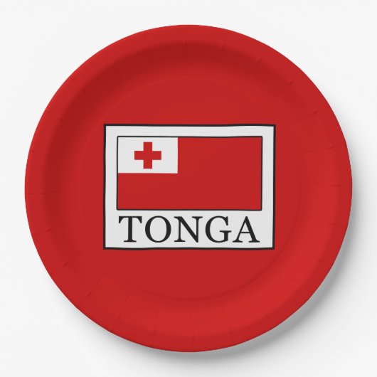 Tonga Papieren Bordje (Voorkant)