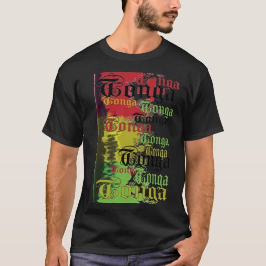 Tonga Rasta1 T-shirt (Voorkant)