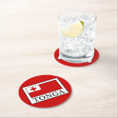 Tonga Ronde Kartonnen Onderzetter (Insitu)