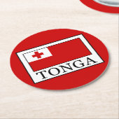 Tonga Ronde Kartonnen Onderzetter (Gebogen)
