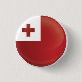 Tonga Round-pictogramvlag Ronde Button 3,2 Cm (Voorkant)