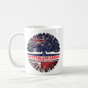 Tonga Tongan Australian Australia Tree Roots Flag Koffiemok