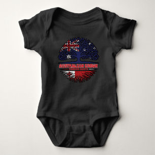 Tonga Tongan Australian Australia Tree Roots Flag Romper
