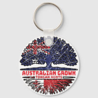 Tonga Tongan Australian Australia Tree Roots Flag