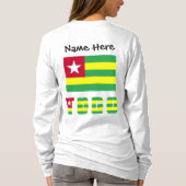 Tonga Tonganese Flits Persoonlijk T-shirt (Achterkant)
