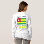 Tonga Tonganese Flits Persoonlijk T-shirt (Achterkant volledig)