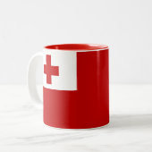 Tonga Tweekleurige Koffiemok (Voorkant links)