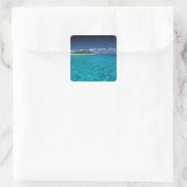 Tonga, Vava'u, Landschap Vierkante Sticker (Tas)