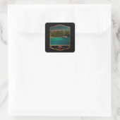 Tonga Vierkante Sticker (Tas)