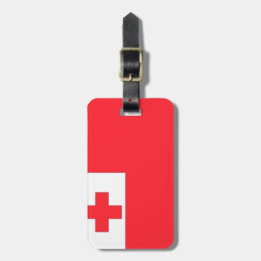 Tonga-vlag Bagagelabel (Voorkant verticaal)