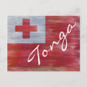 Tonga-vlag Briefkaart (Voorkant)