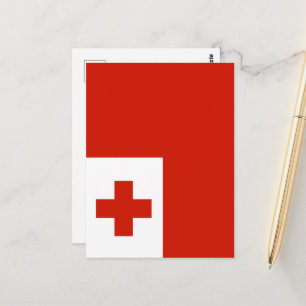 Tonga vlag briefkaart