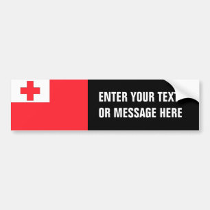 Tonga-vlag Bumpersticker