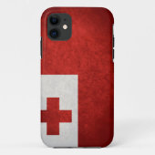 Tonga-vlag Case-Mate iPhone Case (Achterkant)