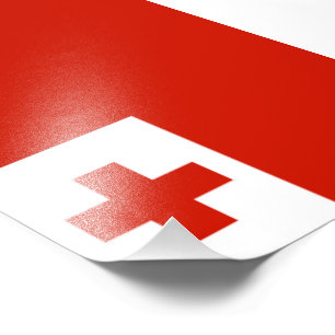 Tonga vlag foto afdruk