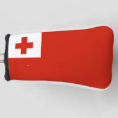 Tonga vlag golfheadcover (Voorkant)