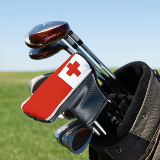 Tonga vlag golfheadcover (Insitu)