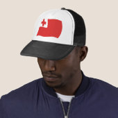 Tonga Vlag Hoed Trucker Pet (In situ)