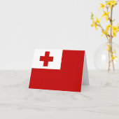 Tonga-vlag Kaart (Gele Bloem)
