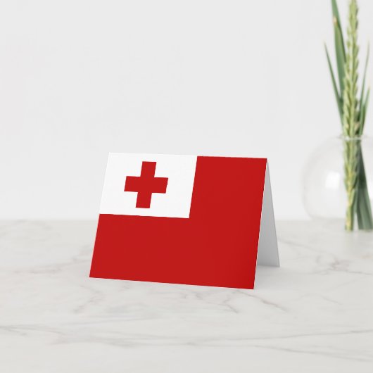 Tonga-vlag Kaart (Voorkant)