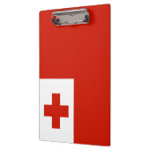 Tonga vlag klembord (Links)