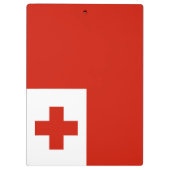 Tonga vlag klembord (Achterkant)