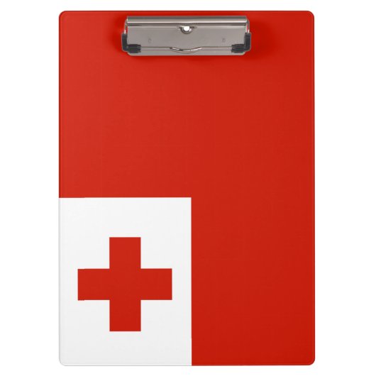 Tonga vlag klembord (Voorkant)