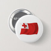 Tonga Vlag Knop Ronde Button 5,7 Cm (Voorkant /achterkant)