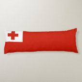 Tonga vlag lichaamskussen (Achterkant)