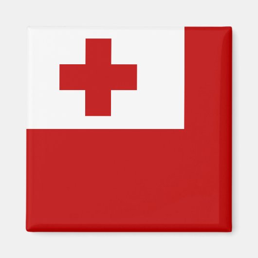 Tonga-vlag Magneet (Voorkant)