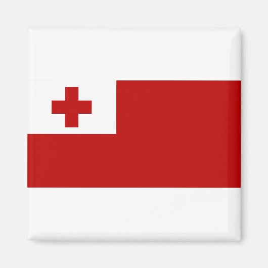 Tonga-vlag Magneet (Voorkant)