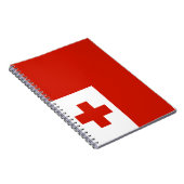 Tonga vlag notitieboek (Rechterzijde)