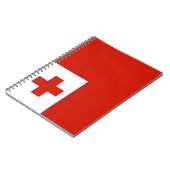 Tonga vlag notitieboek (Linkerzijde)